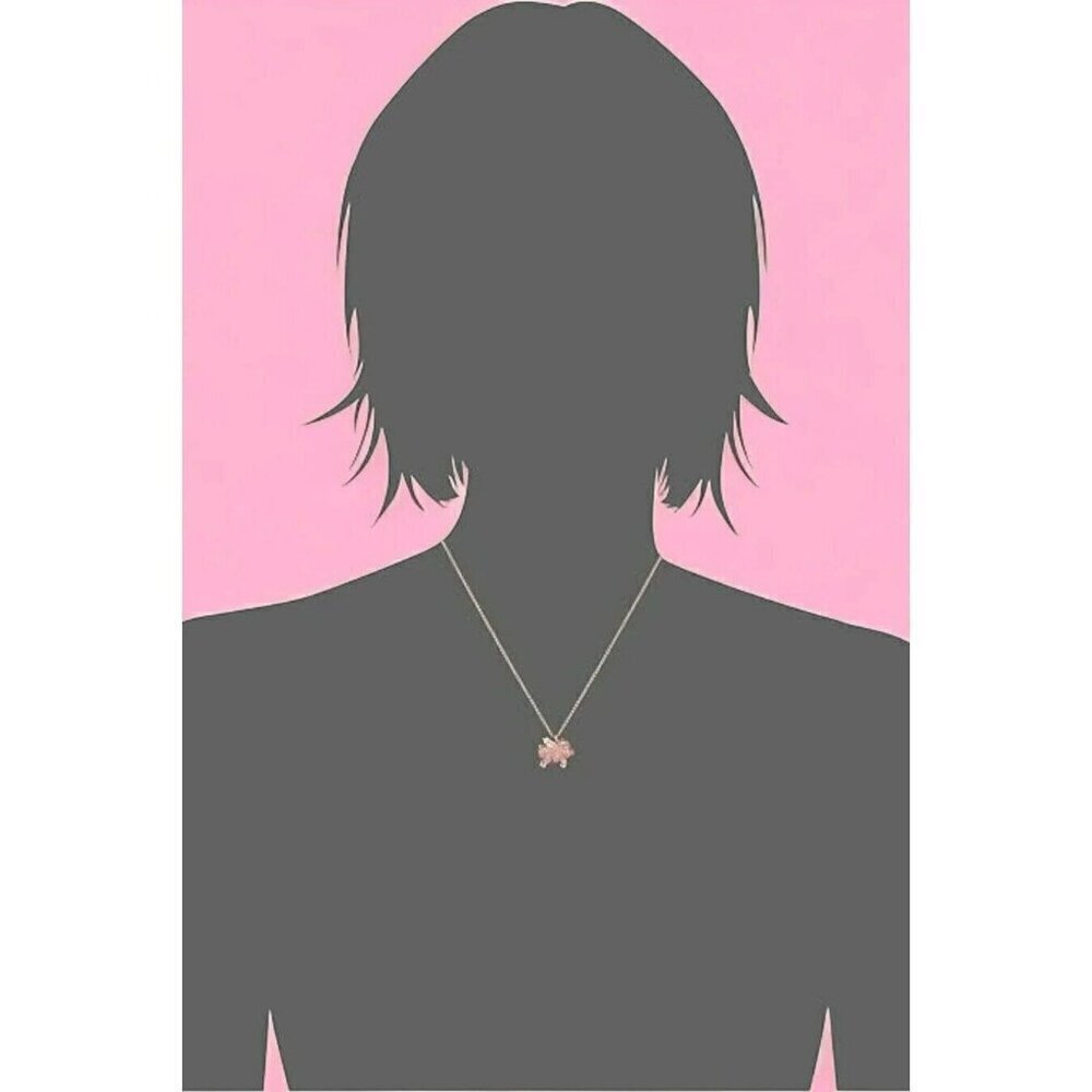 Kate Spade New York Pink Pave Pig Mini Pendant Necklace - Picture 2 of 3